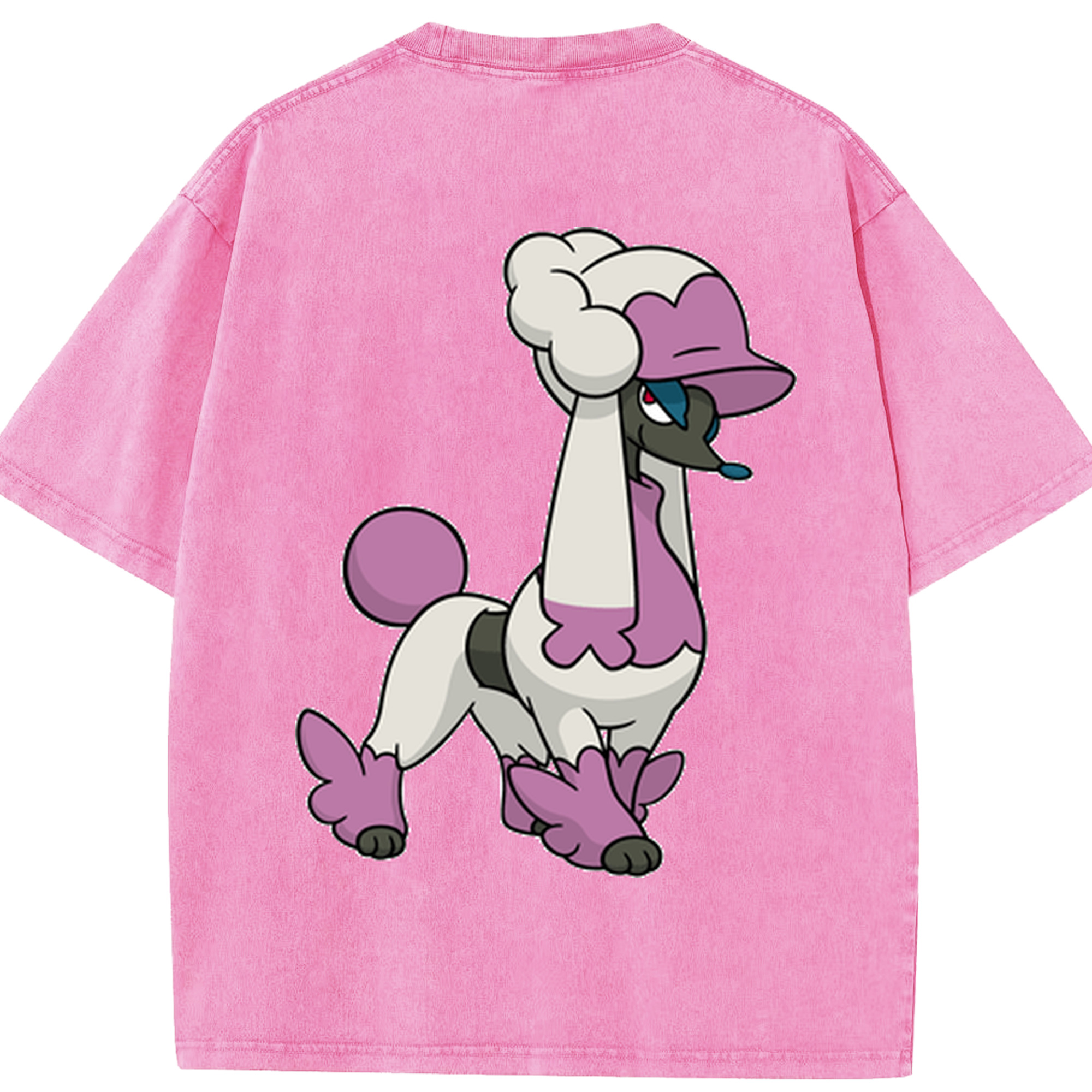 （画像用） ポケットモンスター Pokémon 綿100% ヴィンテージ風 半袖Tシャツ（背面プリント）